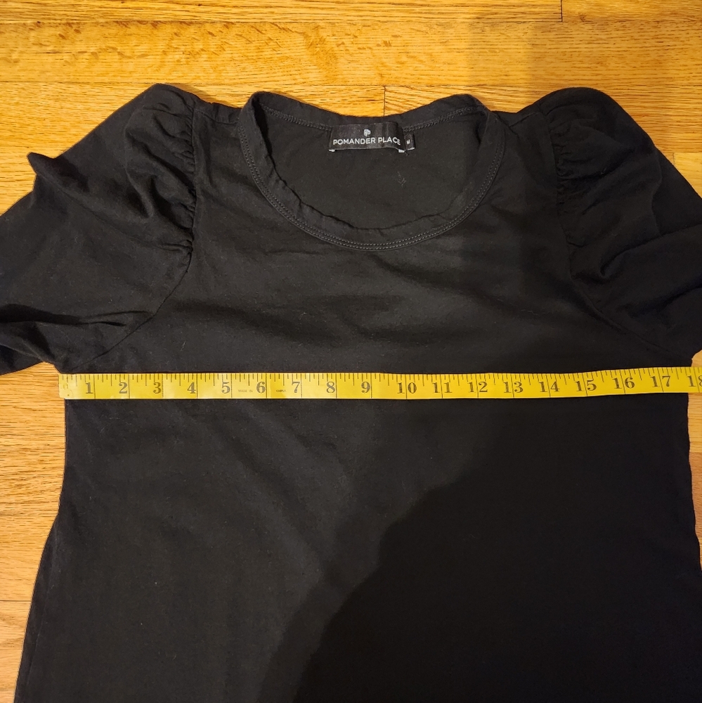 Tuckernuck Pomander Place Black Vesty Long Sleeve Crewneck Size Medium - Picture 5 of 6